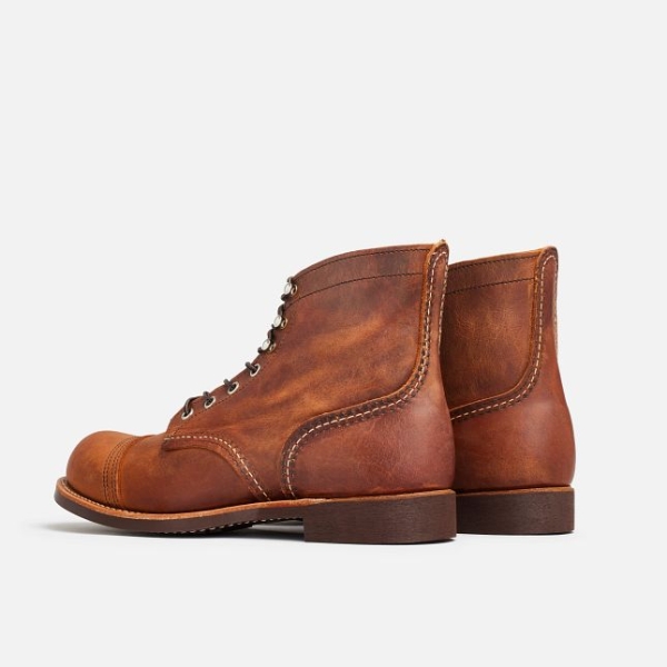 Men's Red Wing 6-Inch in Copper Rough & Tough Leather Heritage Shoes Copper | NZ6230LDR