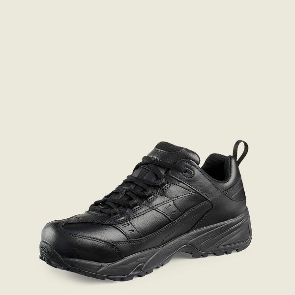 Men's Red Wing Athletics Safety Toe Work Shoes Black | NZ2187HMU