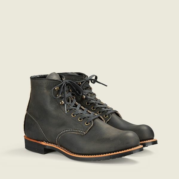 Men's Red Wing Blacksmith 6-Inch Boot Heritage Boots Black | NZ0362XNG