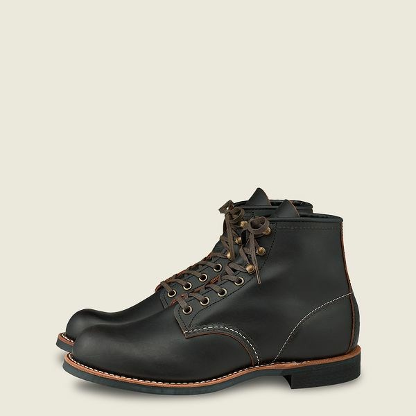 Men's Red Wing Blacksmith 6-Inch Boot Heritage Boots Black | NZ5207ZYN