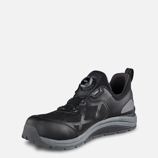 Men's Red Wing Cooltech™ Athletics Athletic Safety Shoes Black | NZ7598XYF