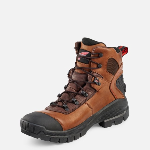 Men's Red Wing Crv™ 6-inch Waterproof Shoes Brown | NZ2389IFD