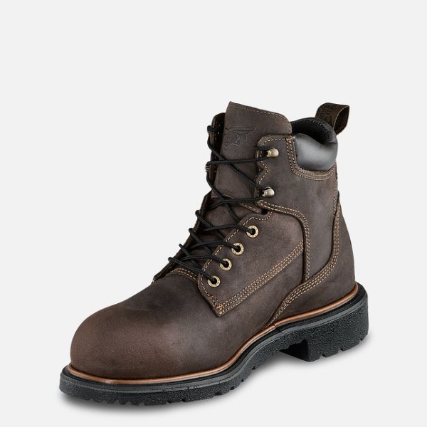 Men's Red Wing Dynaforce® 6-inch Insulated, Waterproof Safety Shoes Brown | NZ0651YCP