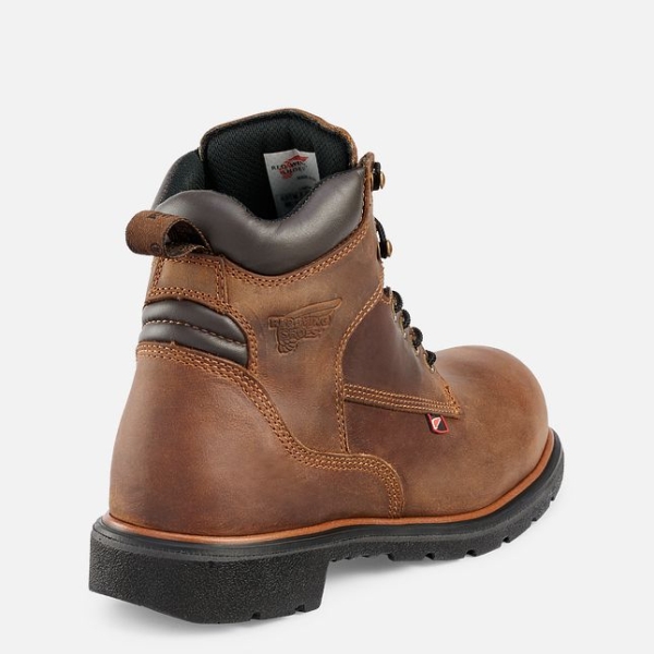 Men's Red Wing Dynaforce® 6-inch Safety Shoes Brown | NZ7106JVC