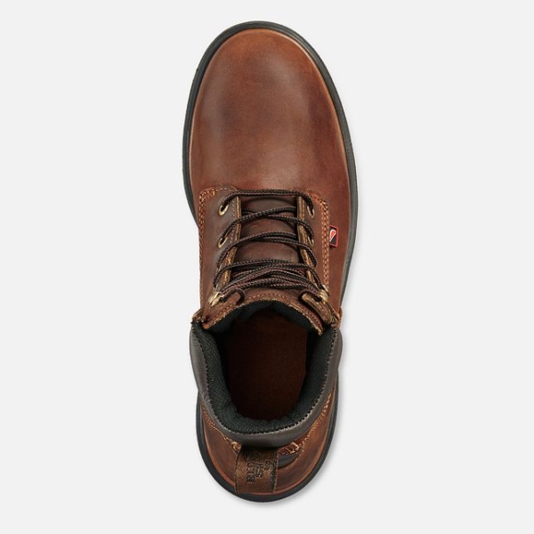 Men's Red Wing Dynaforce® 6-inch Waterproof Shoes Brown | NZ4603ESP