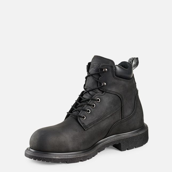 Men's Red Wing Dynaforce® 6-inch Waterproof Safety Shoes Black | NZ6094APZ