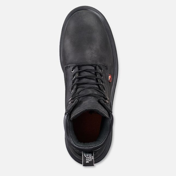 Men's Red Wing Dynaforce® 6-inch Waterproof Safety Shoes Black | NZ6094APZ