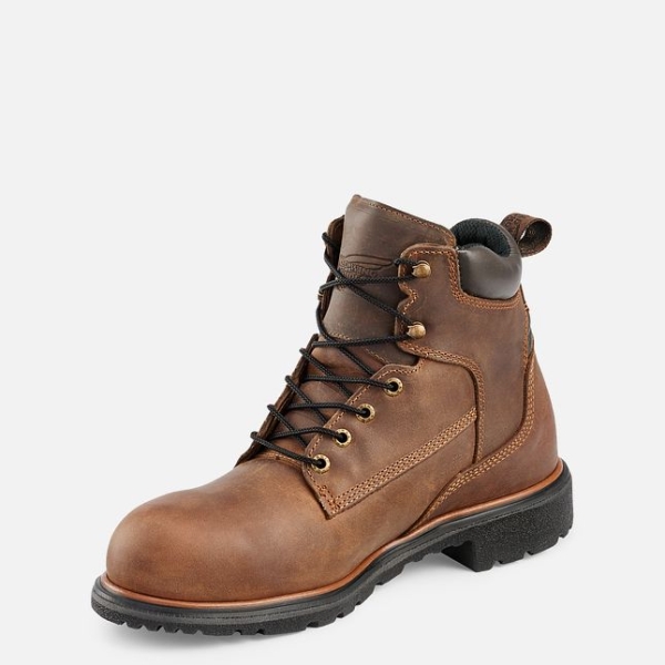 Men's Red Wing Dynaforce® 6-inch Work Boots Brown | NZ3164YJN