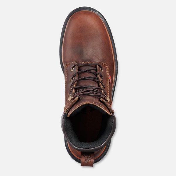 Men's Red Wing Dynaforce® 8-inch Waterproof Shoes Brown | NZ6257QEO