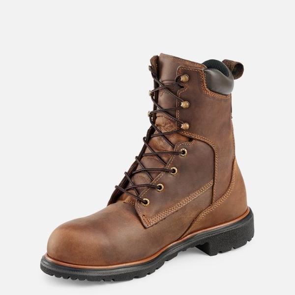 Men's Red Wing Dynaforce® 8-inch Work Boots Brown | NZ9657MCH