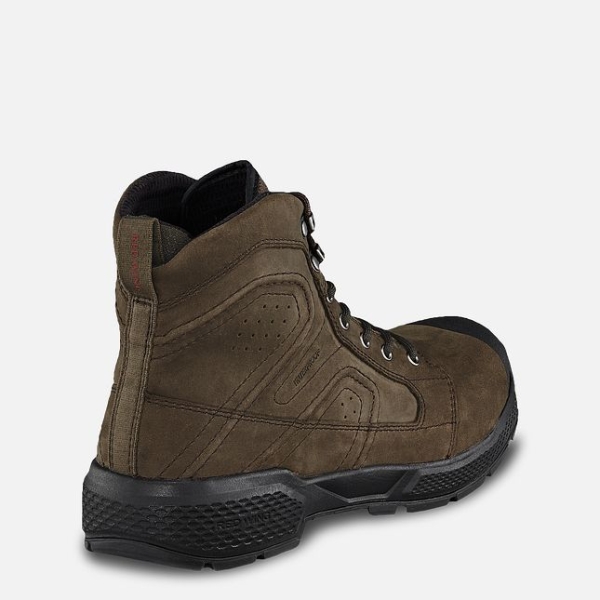 Men's Red Wing Exos Lite 6-inch Waterproof Work Boots Brown | NZ5470LRN