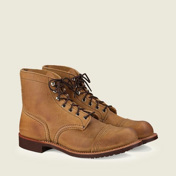 Men's Red Wing Iron Ranger 6-Inch Boot Heritage Boots Brown | NZ0819GPW
