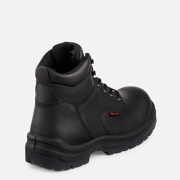 Men's Red Wing King Toe® 6-inch Safety Shoes Black | NZ8164WMG