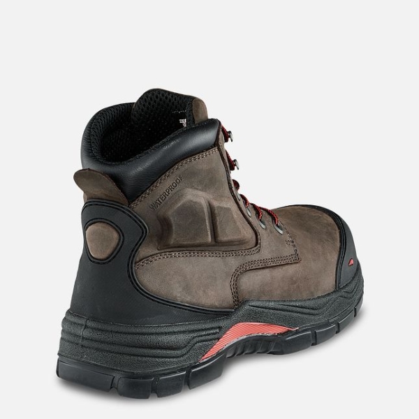 Men's Red Wing King Toe® Adc 6-inch Insulated CSA Waterproof Shoes Brown | NZ2681SAK