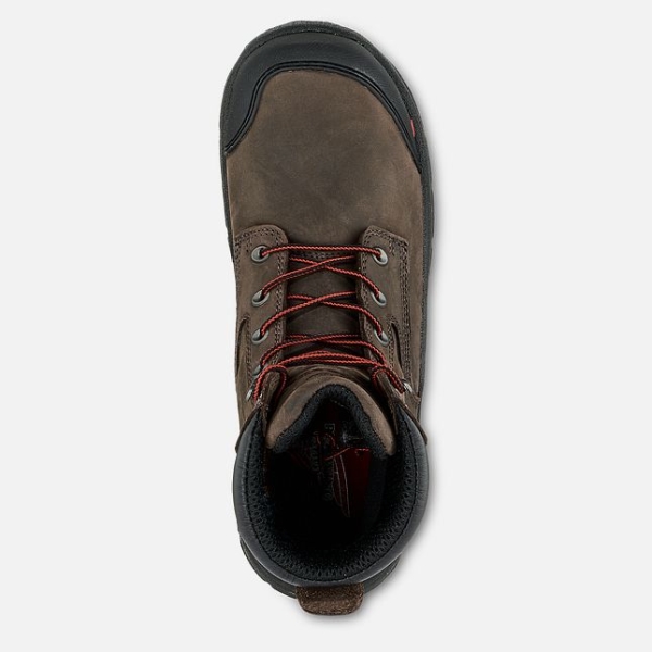 Men's Red Wing King Toe® Adc 8-inch Insulated, Waterproof CSA Work Shoes Brown | NZ5768CYZ