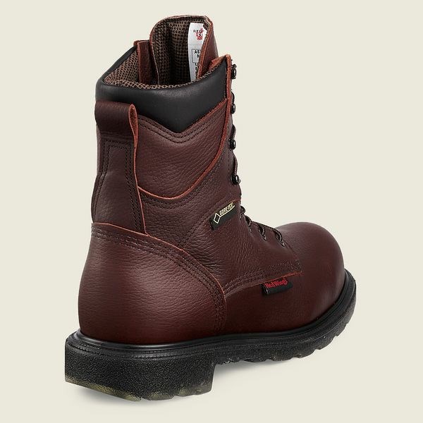 Men's Red Wing SuperSole 2.0 8-inch Insulated, Waterproof CSA Safety Toe Boot Work Boots Brown | NZ0691AGE