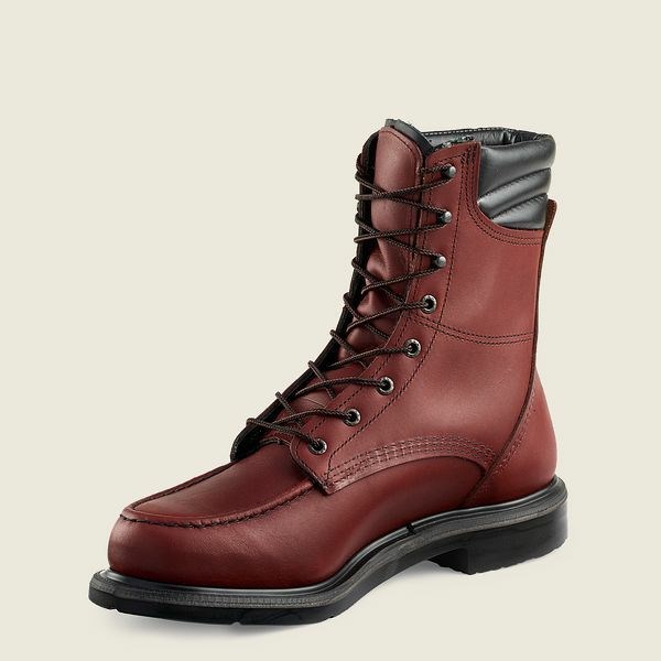 Men's Red Wing SuperSole 8-inch Soft Toe Boot Work Boots Brown | NZ7984VAN