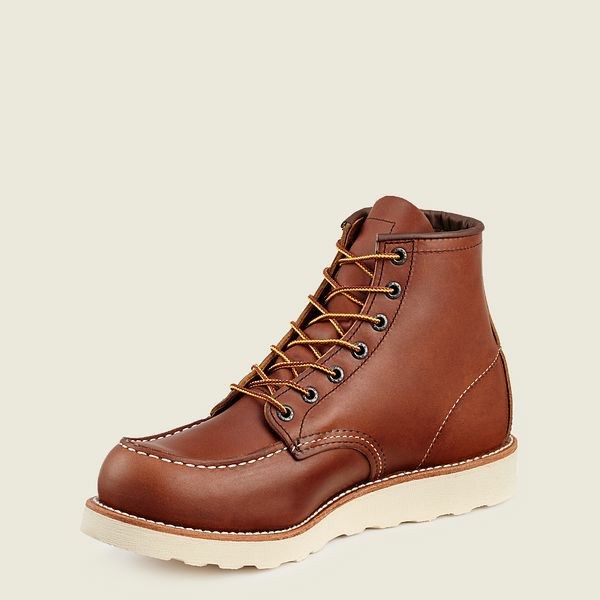 Men's Red Wing Traction Tred 6-inch Soft Toe Boot Work Boots Brown | NZ8902RKS