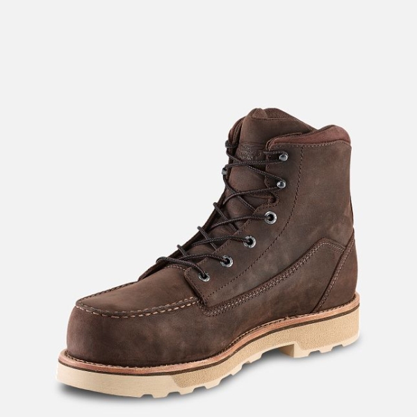 Men's Red Wing Traction Tred Lite Traction Tred Lite 6-inch Safety Shoes Brown | NZ6543GXR