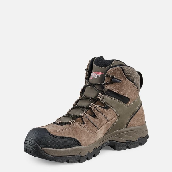 Men's Red Wing Truhiker 6-inch Hiker Waterproof Shoes Grey | NZ3976TOY