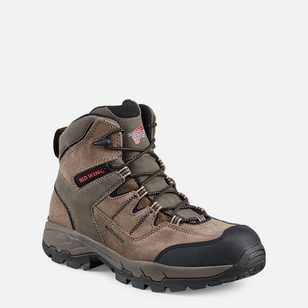 Men\'s Red Wing Truhiker 6-inch Hiker Waterproof Shoes Grey | NZ3976TOY