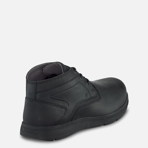 Men's Red Wing Zero-G Lite Safety Toe Chukka Safety Shoes Black | NZ0864XHC