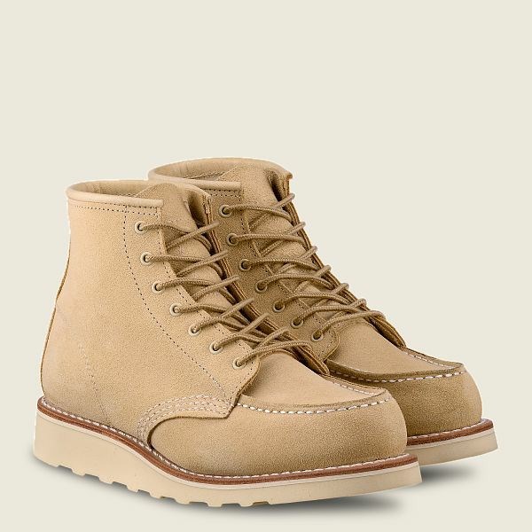 Women's Red Wing 6-Inch Classic Moc Short Boot Heritage Boots Yellow | NZ7043GUE