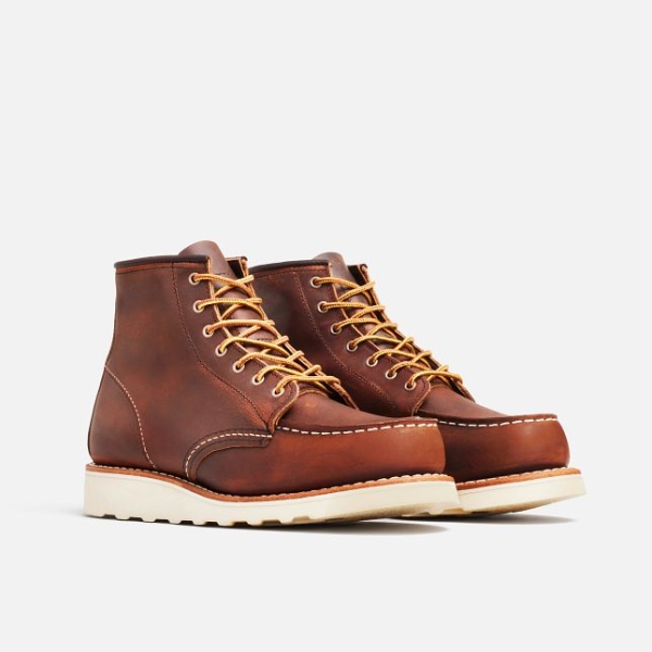 Women's Red Wing 6-Inch Short in Copper Rough & Tough Leather Heritage Boots Copper | NZ9710BGY
