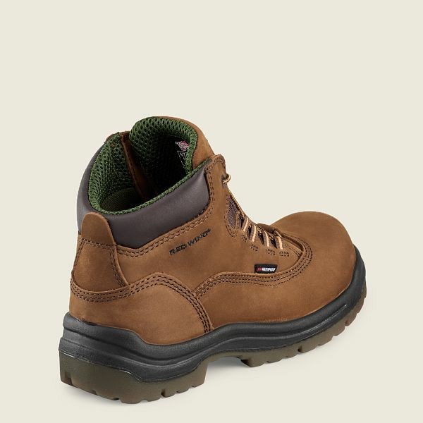 Women's Red Wing King Toe 5-inch Waterproof Soft Toe Boots Brown | NZ8312QRS