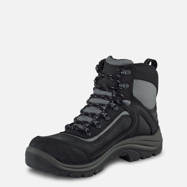 Women's Red Wing Tradeswoman 6-inch Waterproof Work Boots Black / Grey | NZ2783PXR