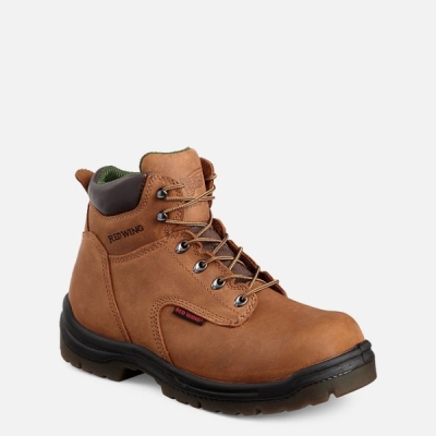 Men's Red Wing King Toe® 6-inch Work Boots Brown | NZ5632PAF