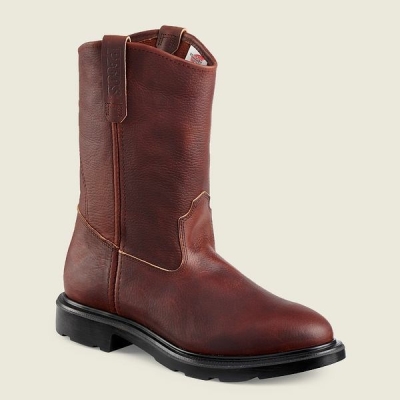 Men's Red Wing SuperSole 11-inch Soft Toe Pull-On Boot Work Boots Brown | NZ5310FQZ