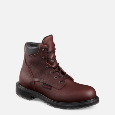 Men's Red Wing Supersole® 2.0 6-inch Work Boots Brown | NZ5270SBM