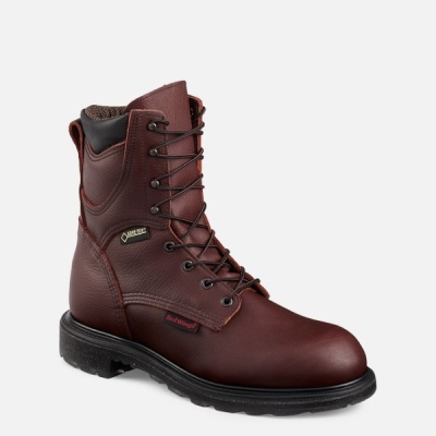Men's Red Wing Supersole® 2.0 8-inch Insulated, Waterproof Work Boots Brown | NZ5267NBW