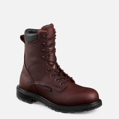 Men's Red Wing Supersole® 2.0 8-inch Work Boots Brown | NZ9235OJZ