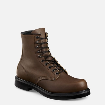 Men's Red Wing Supersole® 8-inch Work Boots Brown | NZ5281FXS