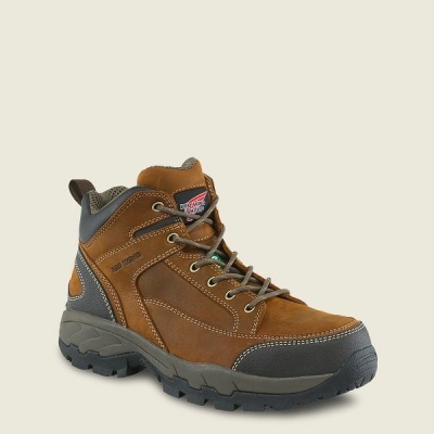 Men's Red Wing TruHiker 5-inch CSA Safety Toe Hiking Boots Grey | NZ2479YDT