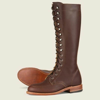 Women's Red Wing Gloria Tall Boot Heritage Boots Brown | NZ4206DWC